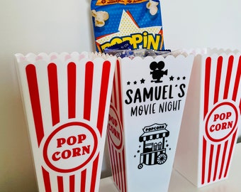 Personalised Popcorn Bucket | Movie Snacks | Popcorn Novelty