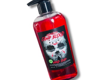 Camp Blood  Hand Soap / Halloween / Horror Hand Soap