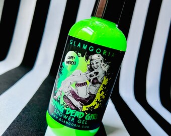 Living Dead Girl Shower Gel / Horror Shower Gel / Zombie Shower Gel / Goth Shower Gel / Vegan and Cruelty Free Horror Shower Gel