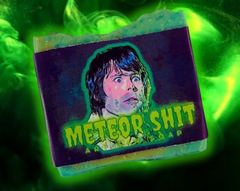 Merde météore ! Savon artisanal / Horror Soap / Vegan Soap / Inspiré de Creepshow