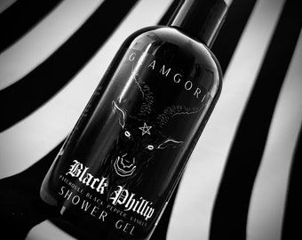 Black Phillip Shower Gel / The VVitch Inspired Shower Gel / Vegan and Cruelty Free Horror Shower Gel