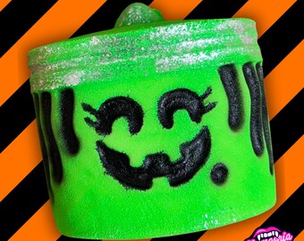 Witch Halloween Bucket Bath Bomb  / Boo Bucket Bath Bomb