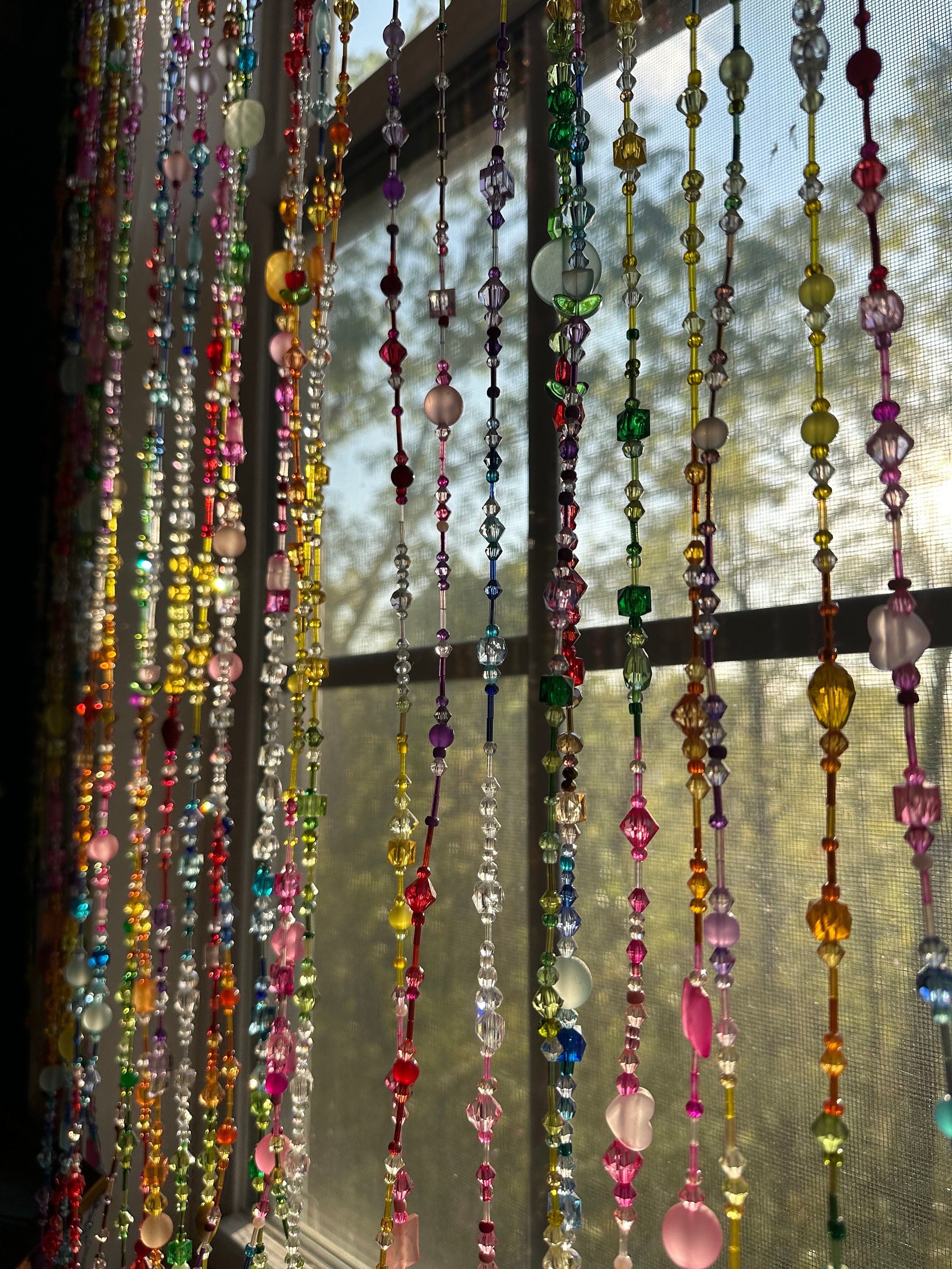 Glass Beaded Curtain - Etsy