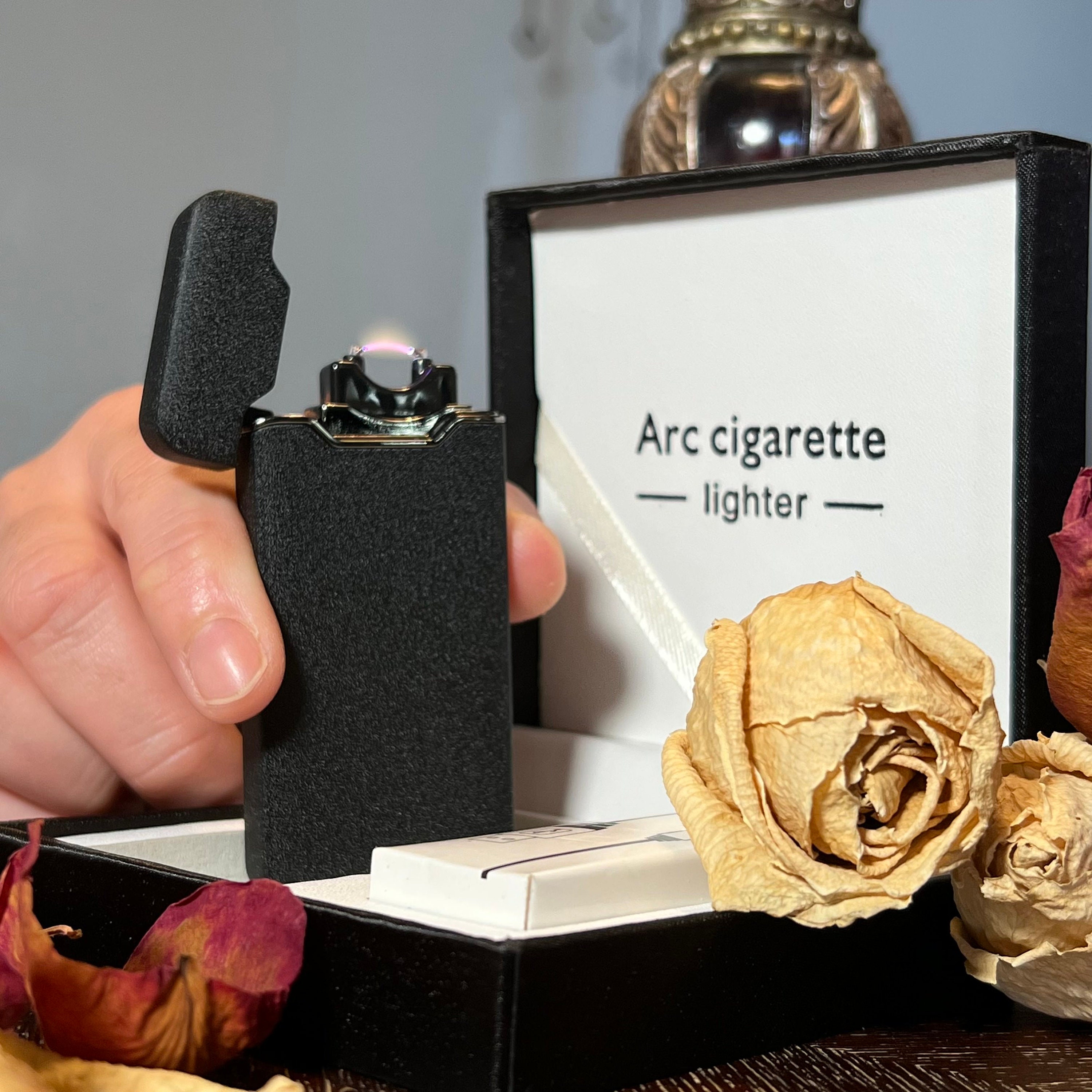 Custom Engraved USB Rechargeable Electric Lighter, Windproof, Gift for  Anniversary, Birthday, Valentine's Day, Smoking Gift