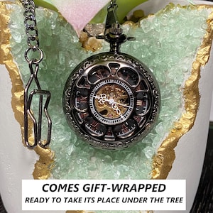 Vintage Style Pocket Watch, Engraved Pocket Watch, Customized / Personalized Pocket Watch, Birthday Gift, Wedding Gift, Anniversary Gift