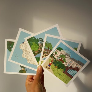 Pack Cartes Bois de Vincennes | Art digital | Illustration | Décoration