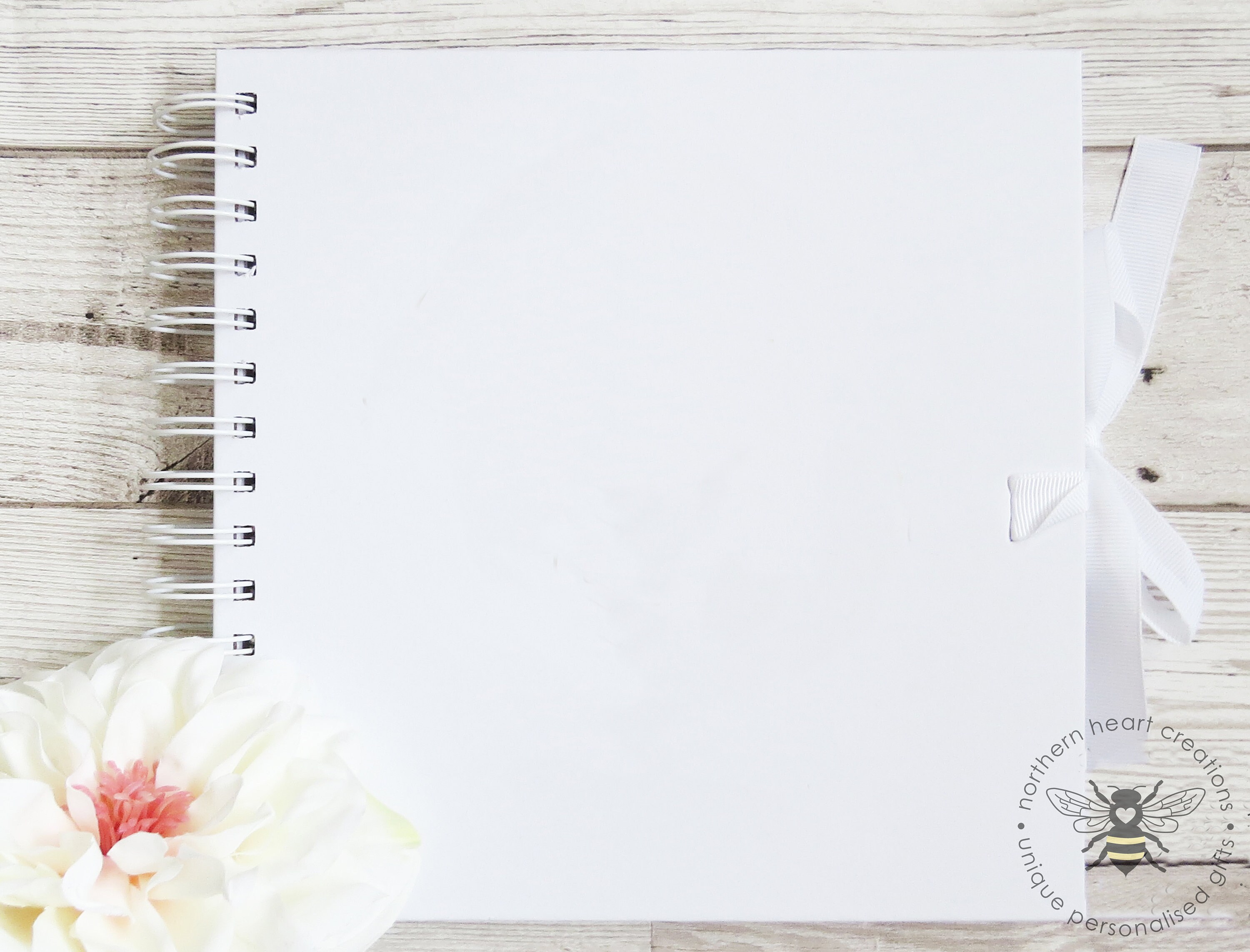 White Scrapbook Album 8x8 or 12x12 Scrapbooking Etsy UK