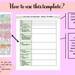 Research Journal Note-taking Template| Printable Note-taking Template ...