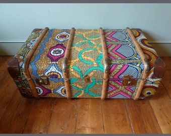 upholstered trunk