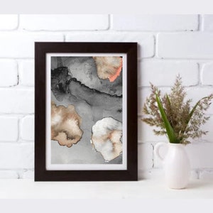 Aquarell Kunstdruck, Downloadable Print, Aquarell Abstrakt Druck, Aquarell Landschaft Kunst, moderne Aquarell Druck, Digitaldruck