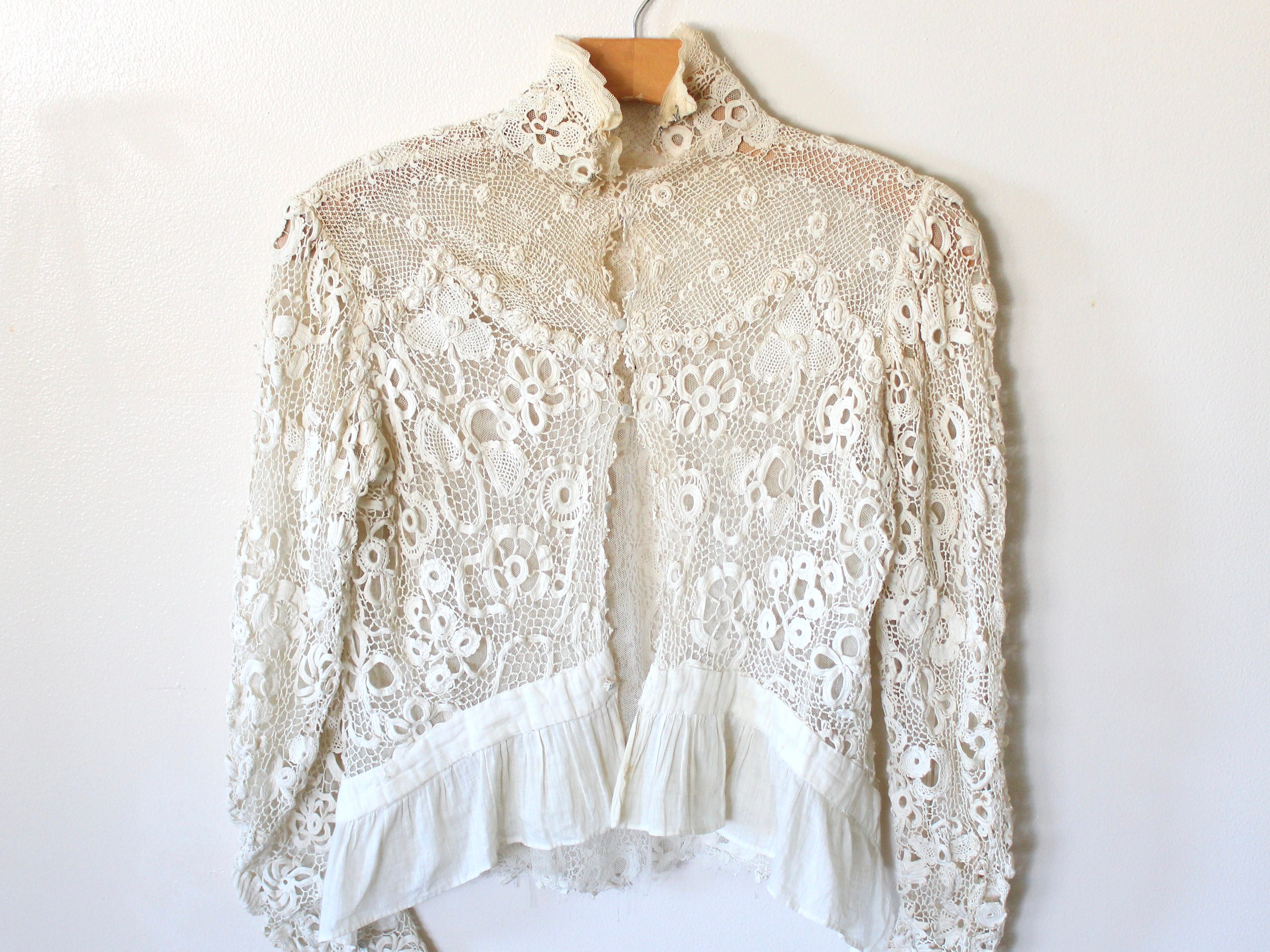 37 Irish Crochet Patterns: Traditional Motifs, Vintage Lace, and Modern Irish-Inspired... 23 Antique Bourniche of Paris Irish Crochet Clones Lace