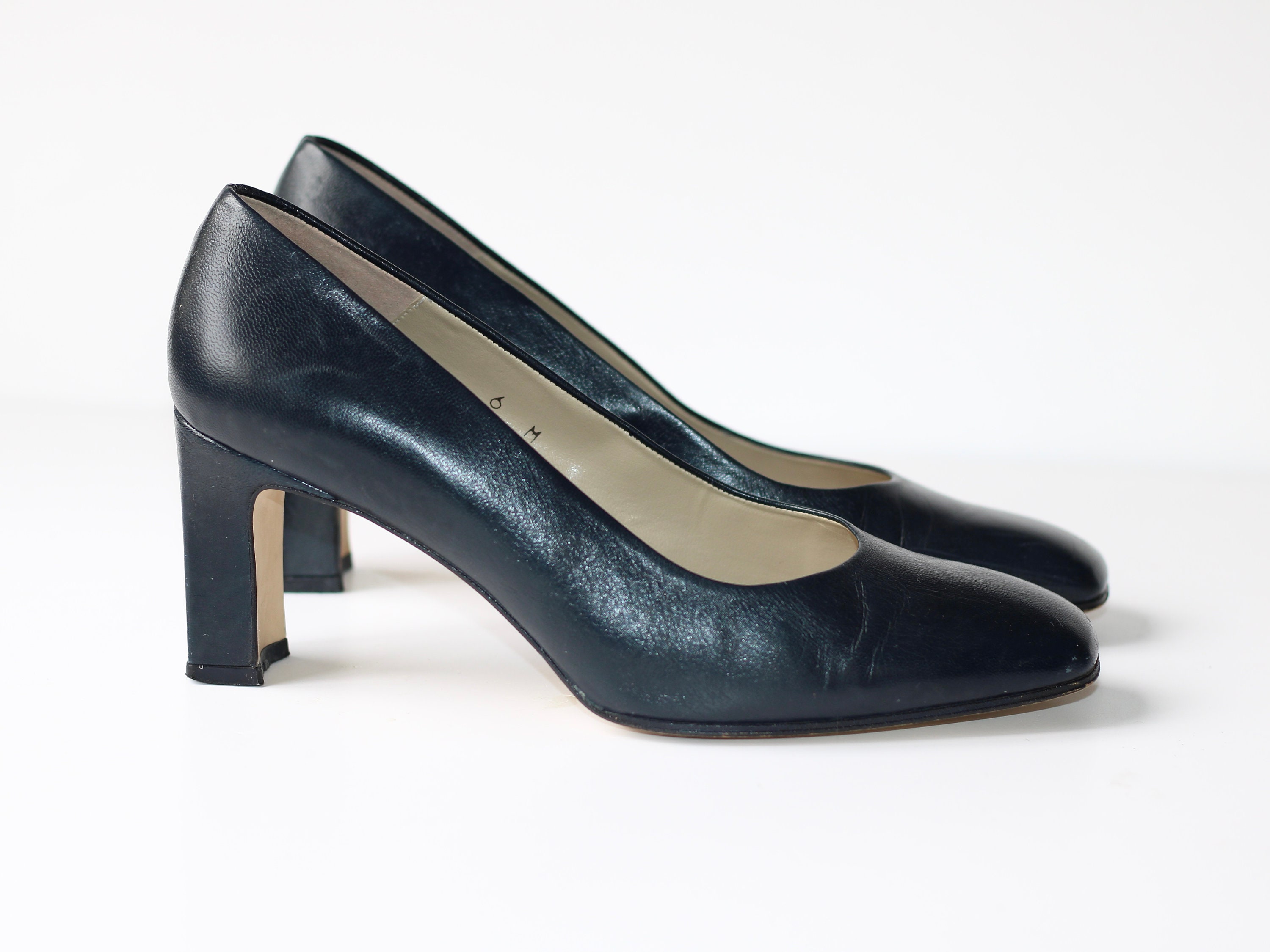Navy Blue Pumps - Etsy Singapore