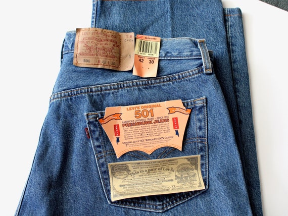 Deadstock 1993 Vintage 501 Levis Made in the USA - Button Deadstock 1993 Vintage 501 Levis Made in the USA - Button