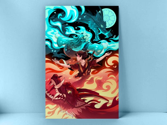 Masculine Wall Art for Apartment Colorful Artwork for Teen Room Decor for College Dorm Wall Art Anime Gifts for Boyfriend Birthday Husband