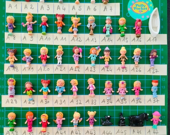 NEW! Authentic Rare Vintage 1990s Polly Pocket Dolls Figures Replacement for Polly Pocket compact, locket, playset- Pick Your Own-Bluebird