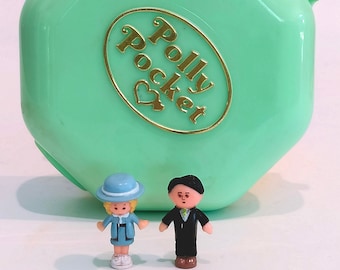 Raro - Completo al 100% - Polly Pocket Bluebird vintage 1990 - Polly's School Playset - Polly Pocket giocattolo vintage - Bluebird - Polly Pocket Compact anni '90
