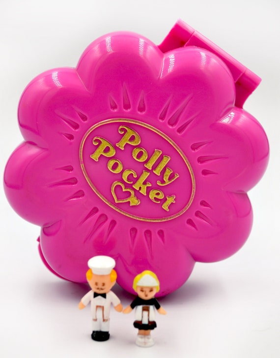 【レア】Pokipcee ポキプシーフラワー柄ジャケット　古着　70年代ヒッピー Complete - 1990, Vintage Polly Pocket Mr. Fry's Restaurant, Polly