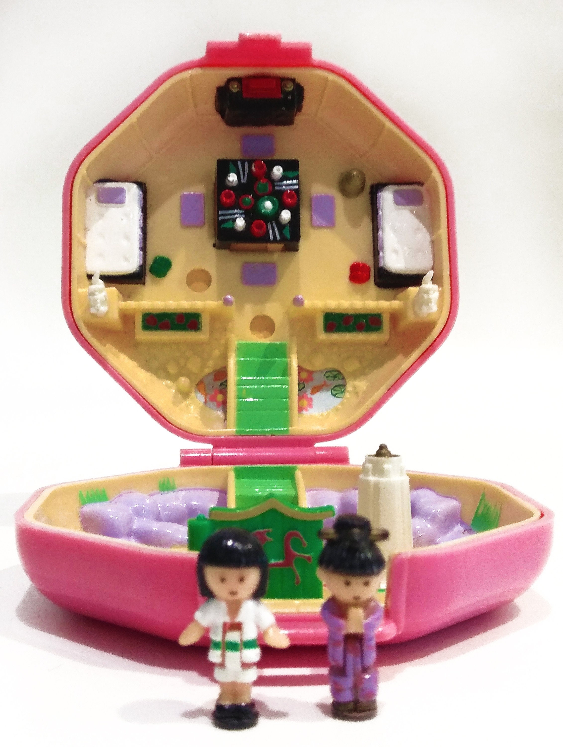 Rare- Complete - Vintage Polly Pocket Suki's Japanese Tea House