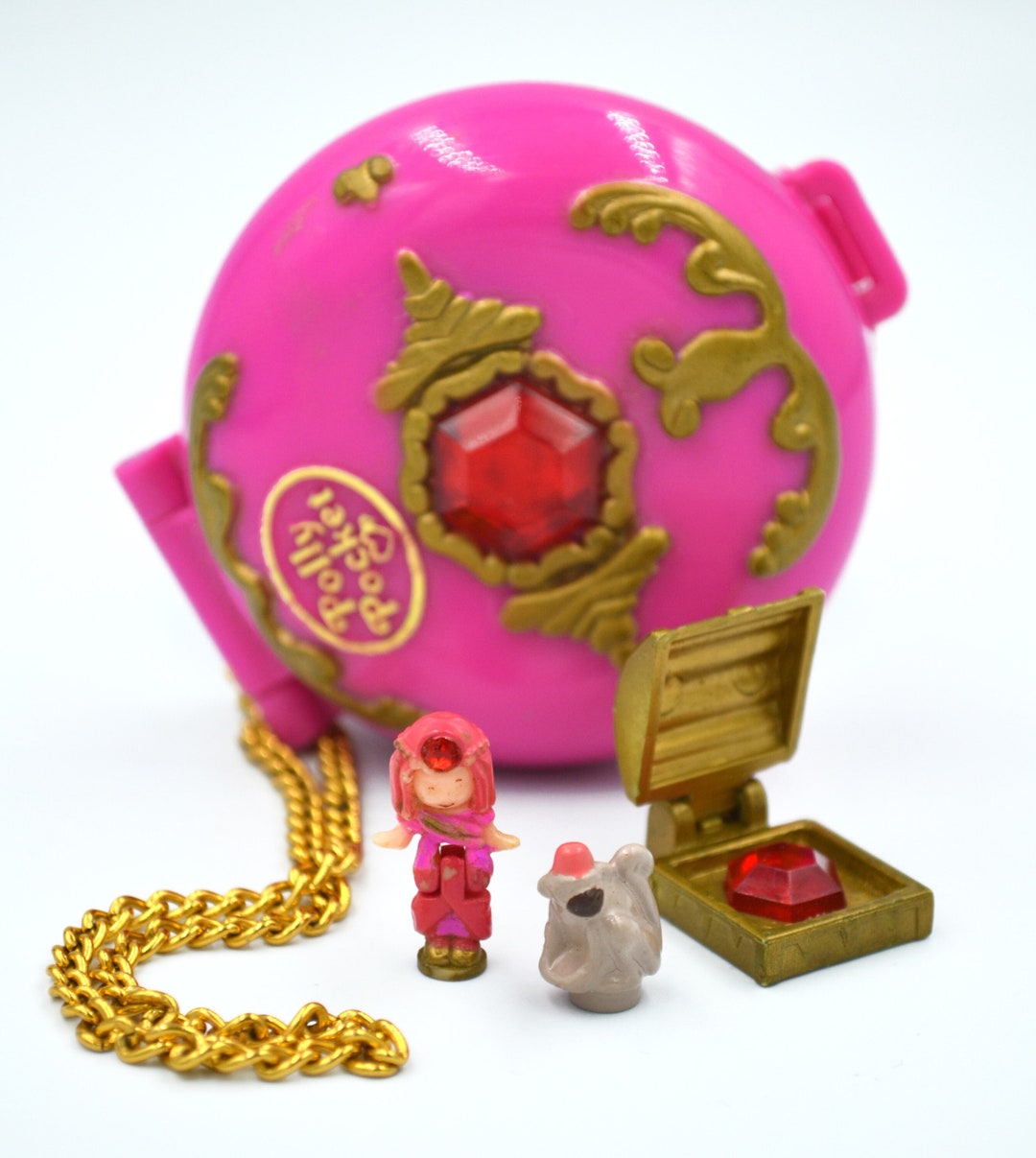 最強盤 Pamoja Oooh, Baby / Jewel Paradise Rare- COMPLETE - Polly Pocket Jeweled Palace- Princess Polly's