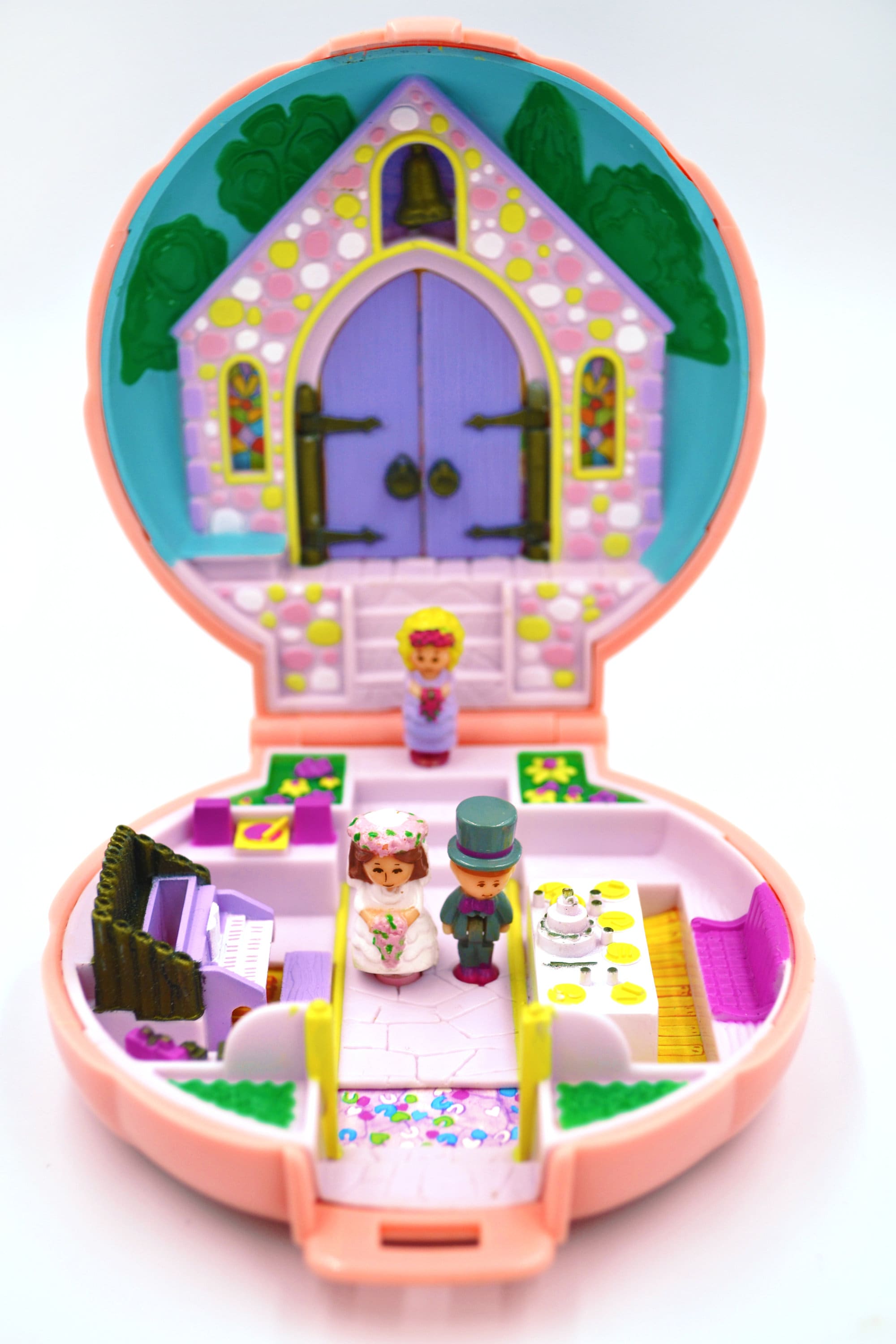 Vintage Polly Pocket Mariage-Première génération -Bridesmaid Polly 