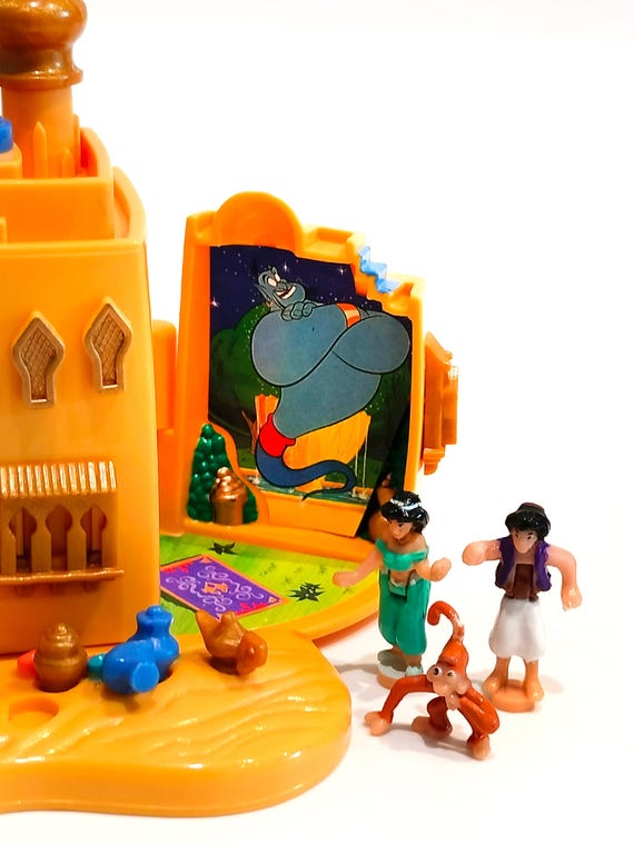 Figurines Aladdin Lil Classics The Disney Store vintage Abu Génie Jafar