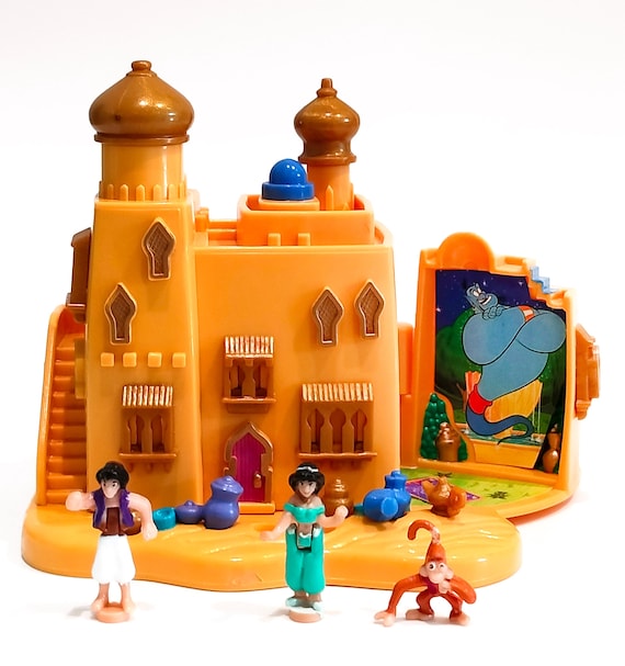 Complete- Polly Pocket Vintage Aladdin Agrabah Marketplace - Tiny