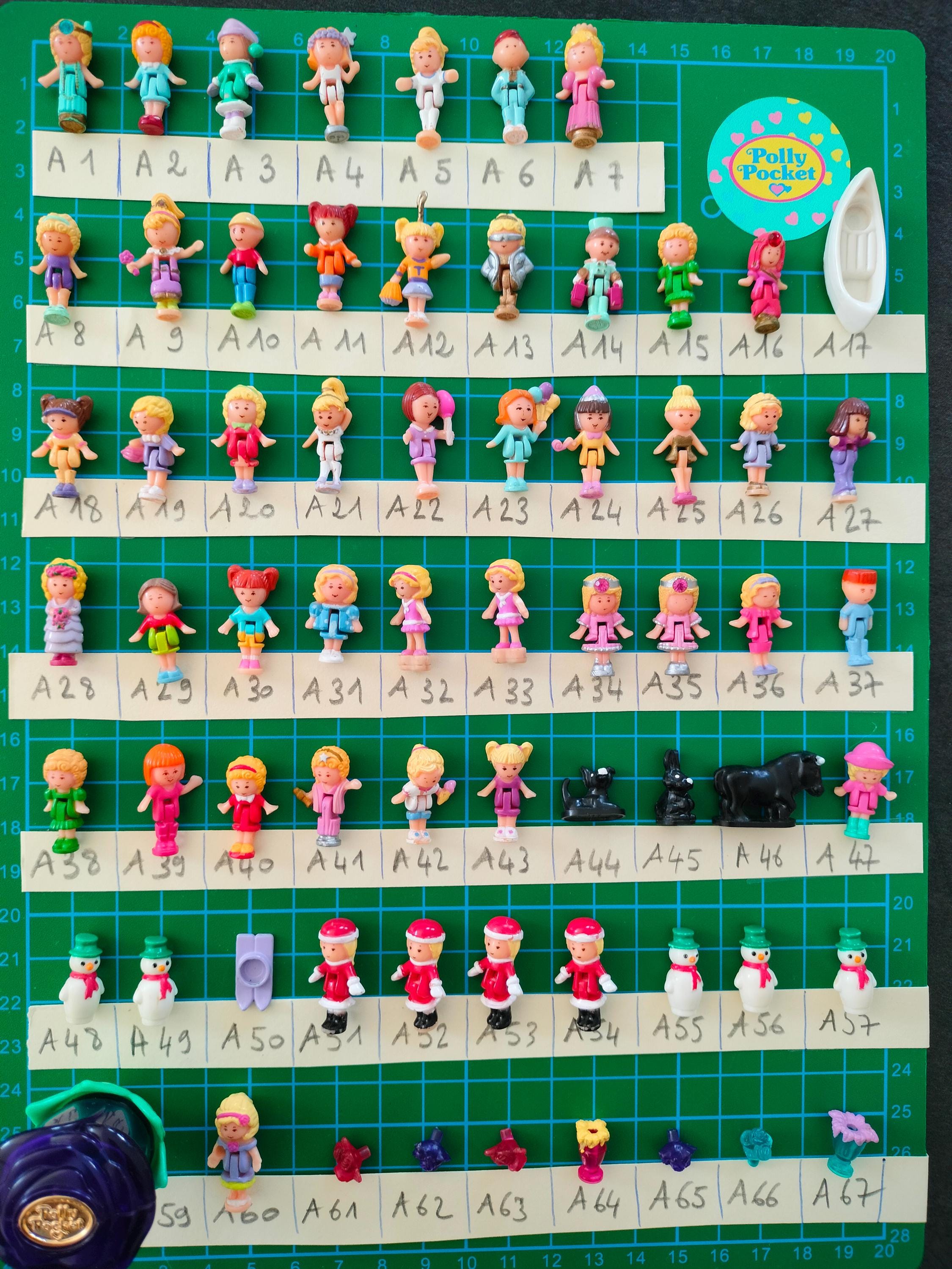 NEW! Authentic Rare Vintage 1990s Polly Pocket Dolls Figures