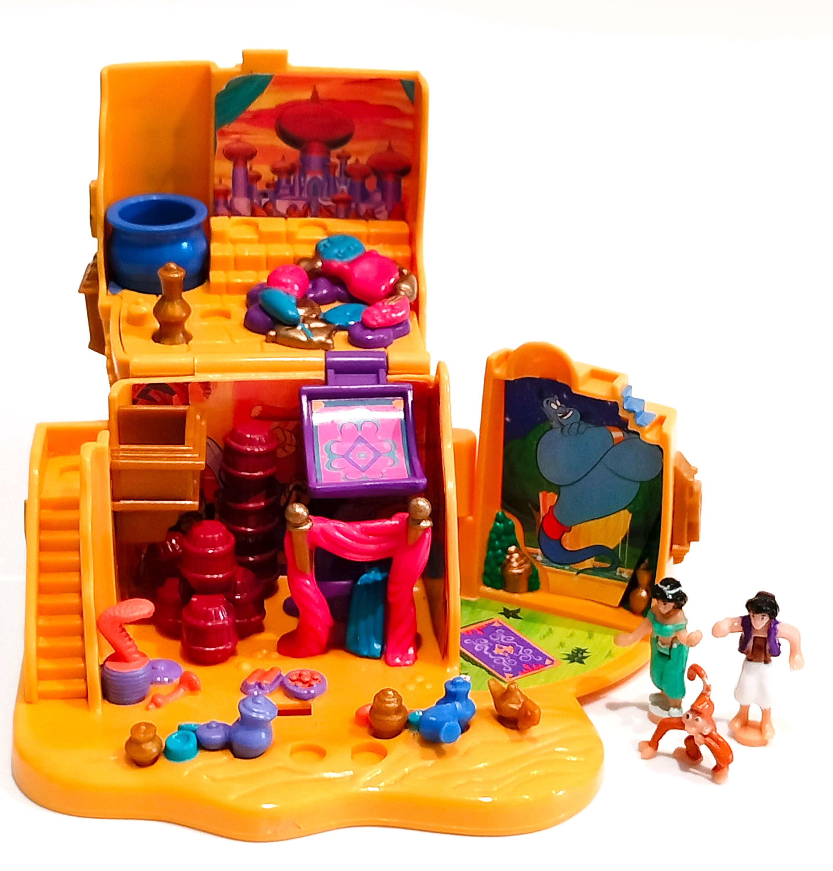Complete- Polly Pocket Vintage Aladdin Agrabah Marketplace - Tiny