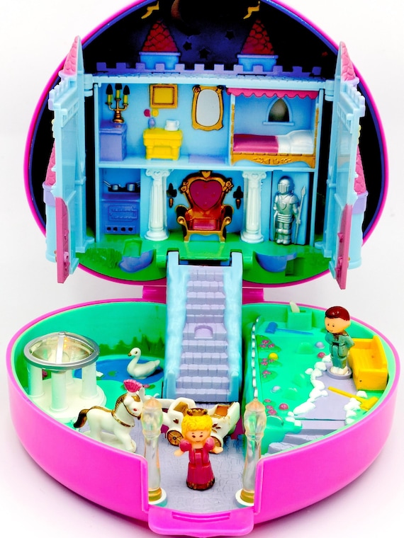 DISNEY BLUE HEART Playset Polly Pocket Blue Bird 1 Figure EUR 20,57