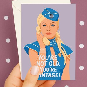Britney 90s Printable Birthday Card – Instant Download –Funny Retro Digital Greeting for Millennial Turning 40–Cute BFF Friend Birthday Card