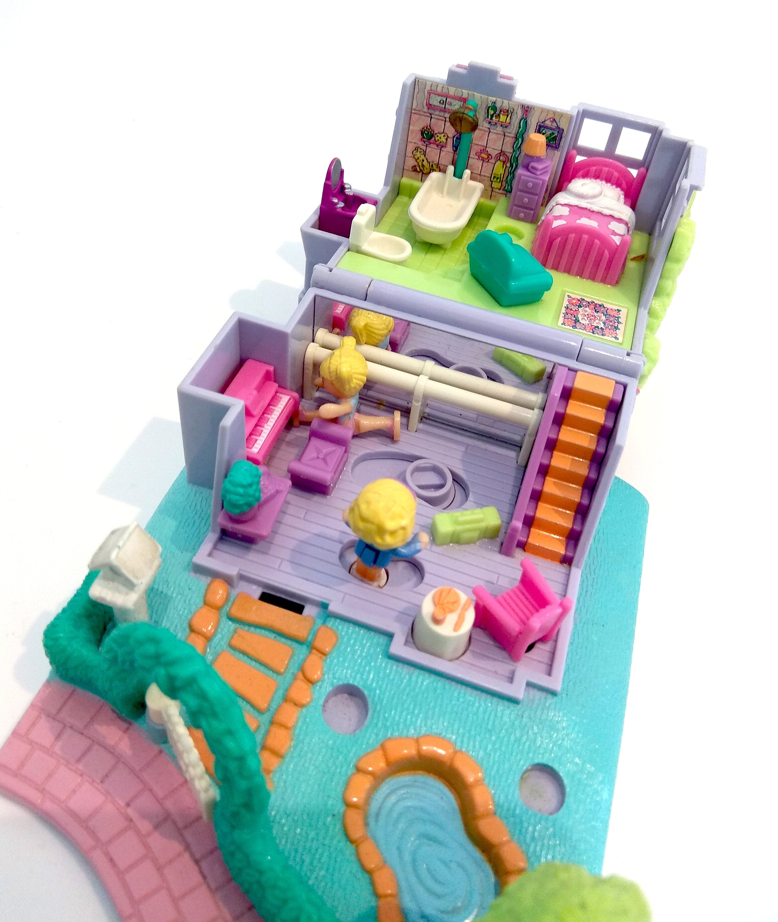 Polly Pocket Rare Vintage Bluebird 1989 Complet Avec Personnages Et Accessoire Imgx1200 243