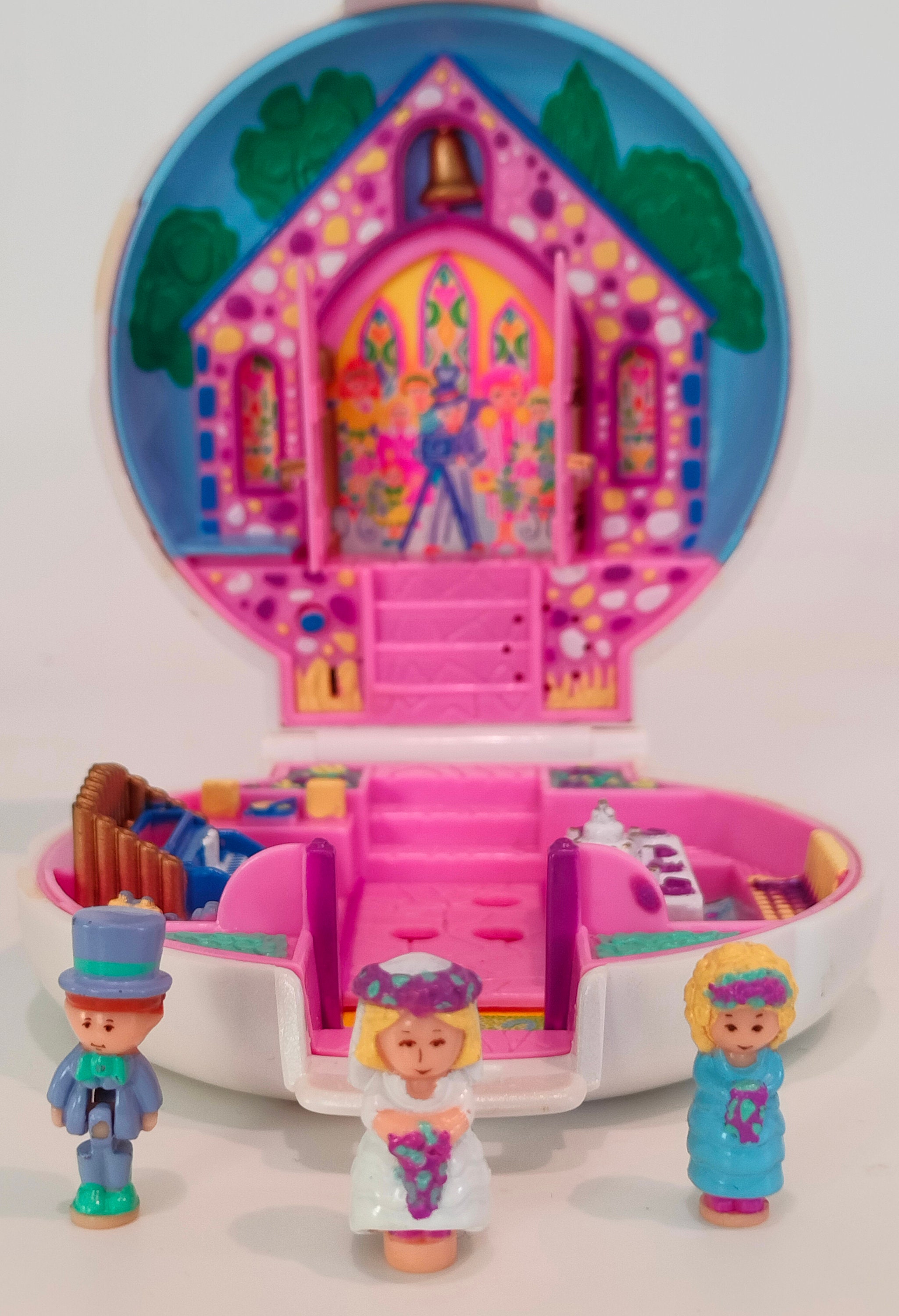 Ultra Rare - Pearl White Variation - Vintage Polly Pocket Wedding