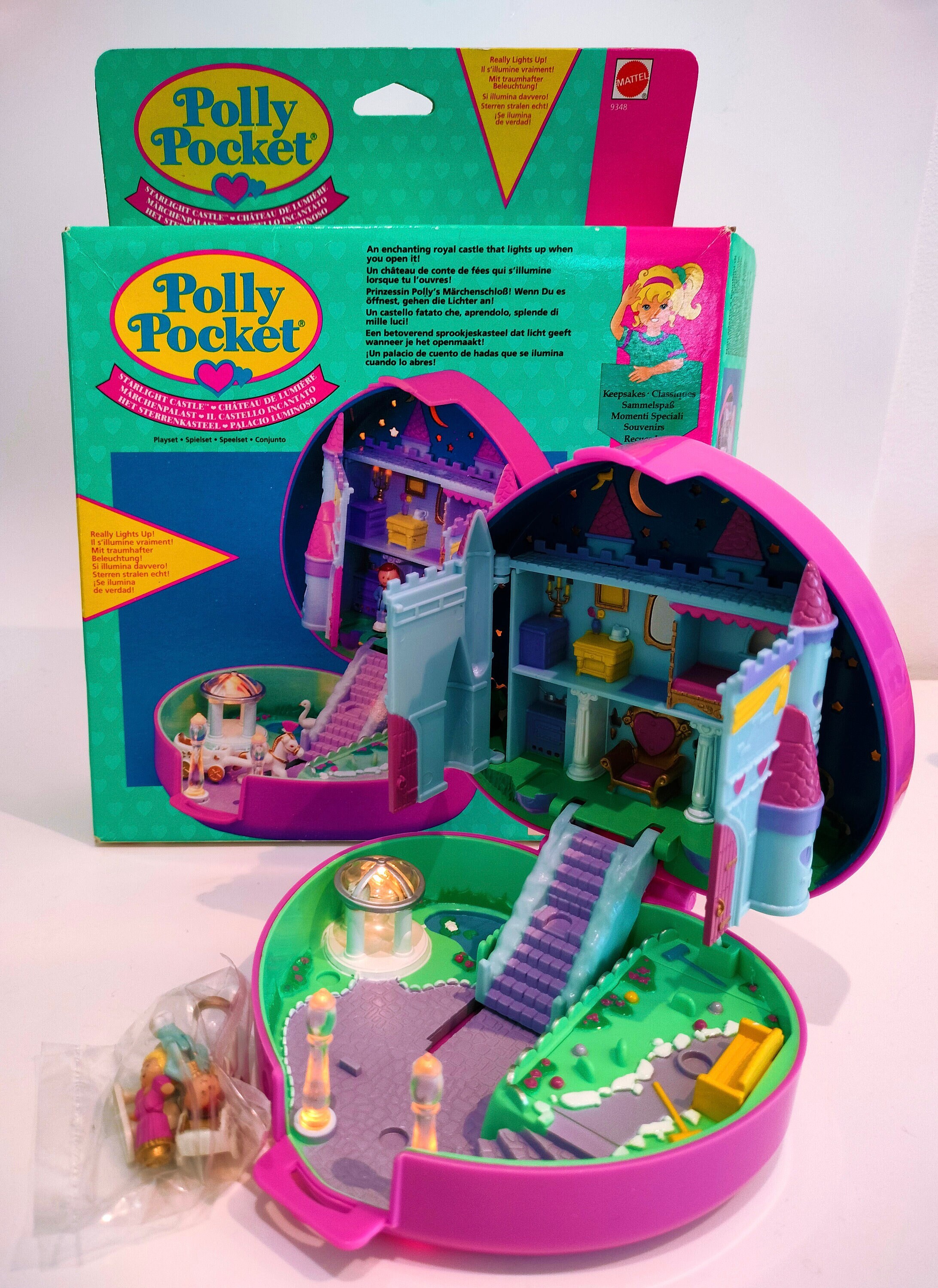 Complete NEW Rare polly Pocket Starlight Castle Polly Pocket