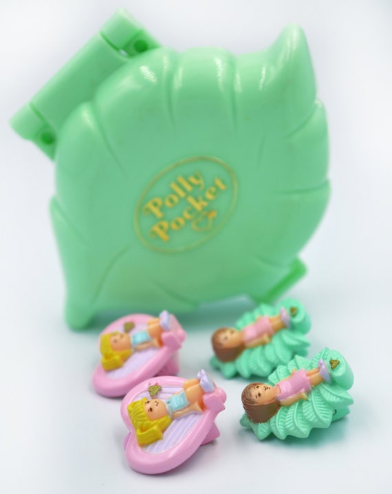 Coffret Polly Pocket 1991 – Avec Deux Paires De Clips D'oreilles Intactes – Mattel