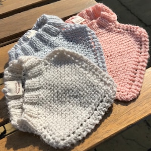 Baby Bibs for Baby Shower, Baby shower gifts, Baby gift for new baby, Baby gift set, Knitted Baby Bibs, Baby Bibs gift set