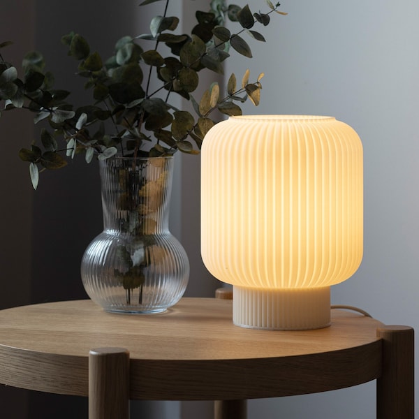 Modern Table Lamp as a Desk Lamp for Modern Home Office Decor, Minimalist Mushroom Lamp - Helios Short