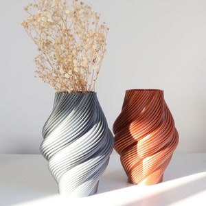 Zena Geometric Flower Vase, Aesthetic Room Decor