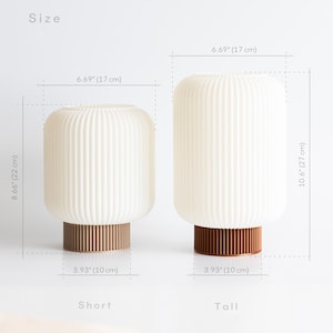 Lampe de table moderne comme lampe de bureau pour une décoration de bureau à domicile moderne, lampe champignon minimaliste Helios Short image 9