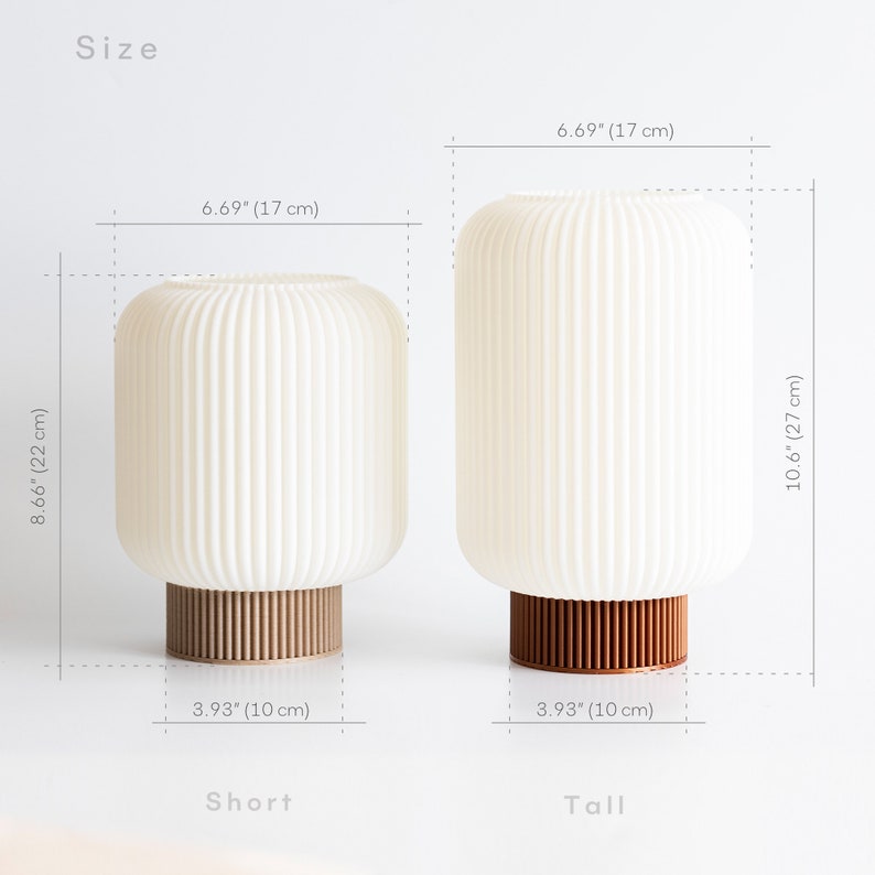 Modern Table Lamp as a Desk Lamp for Modern Home Office Decor, Minimalist Mushroom Lamp Helios Short zdjęcie 9