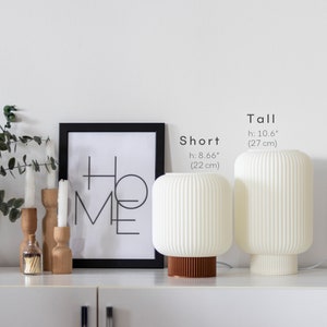 Lampe de table moderne comme lampe de bureau pour une décoration de bureau à domicile moderne, lampe champignon minimaliste Helios Short image 7