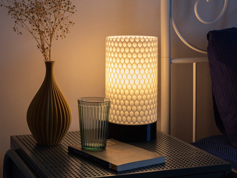 Modern Table Lamp as a Bedside Lamp for Aesthetic Home Decor Etsy