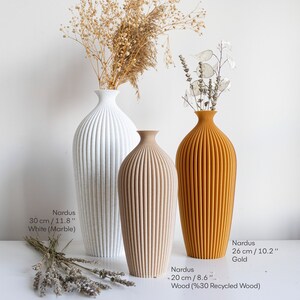 Wood Bud Vase for Minimalist Home Decoration Nardus Wood image 3