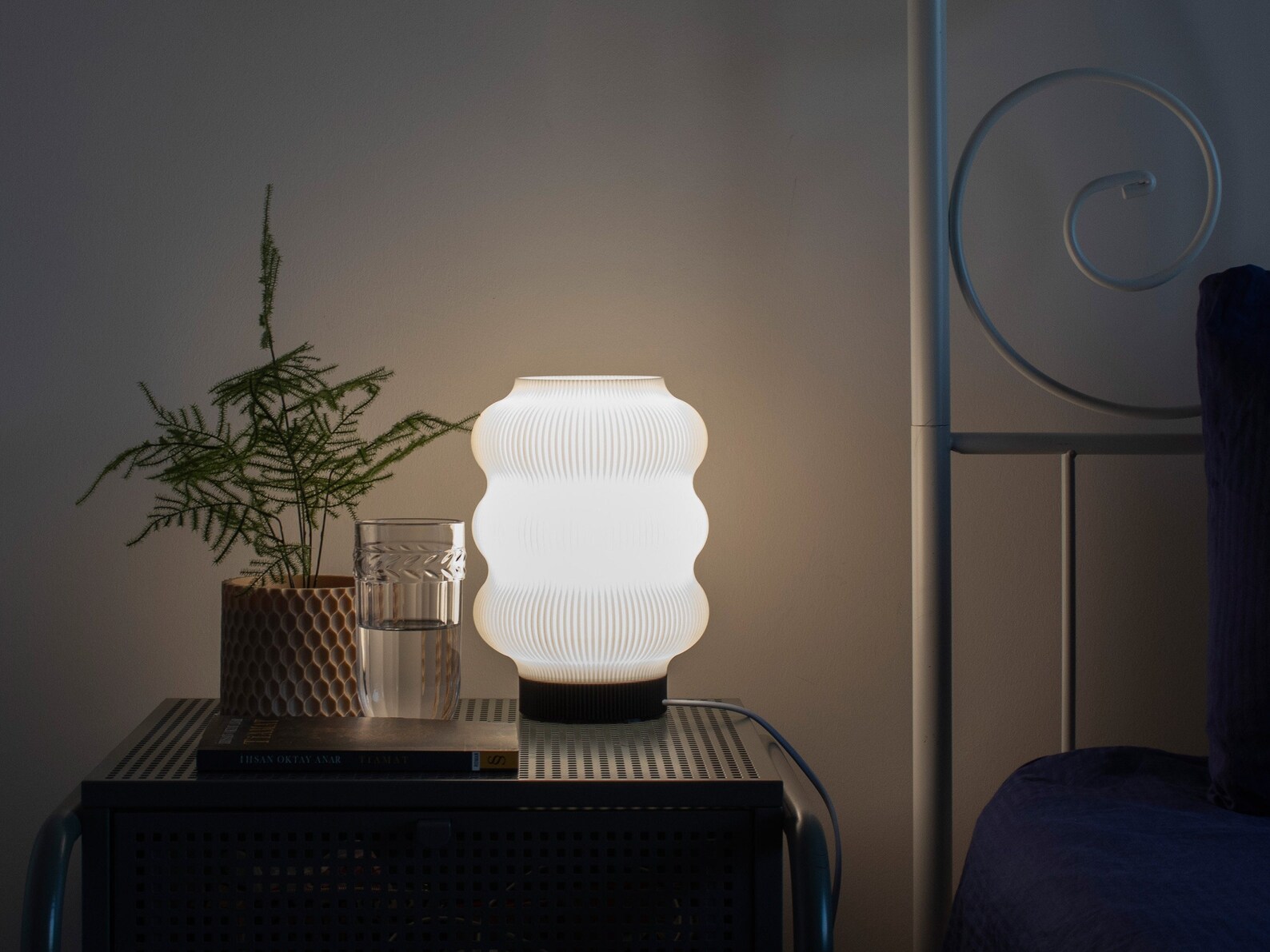 Modern Table Lamp as a Bedside Lamp for Aesthetic Home Decor Etsy