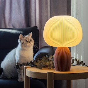 Bovi Table Lamp, Cute Mushroom Lamp for Warm Atmospheres
