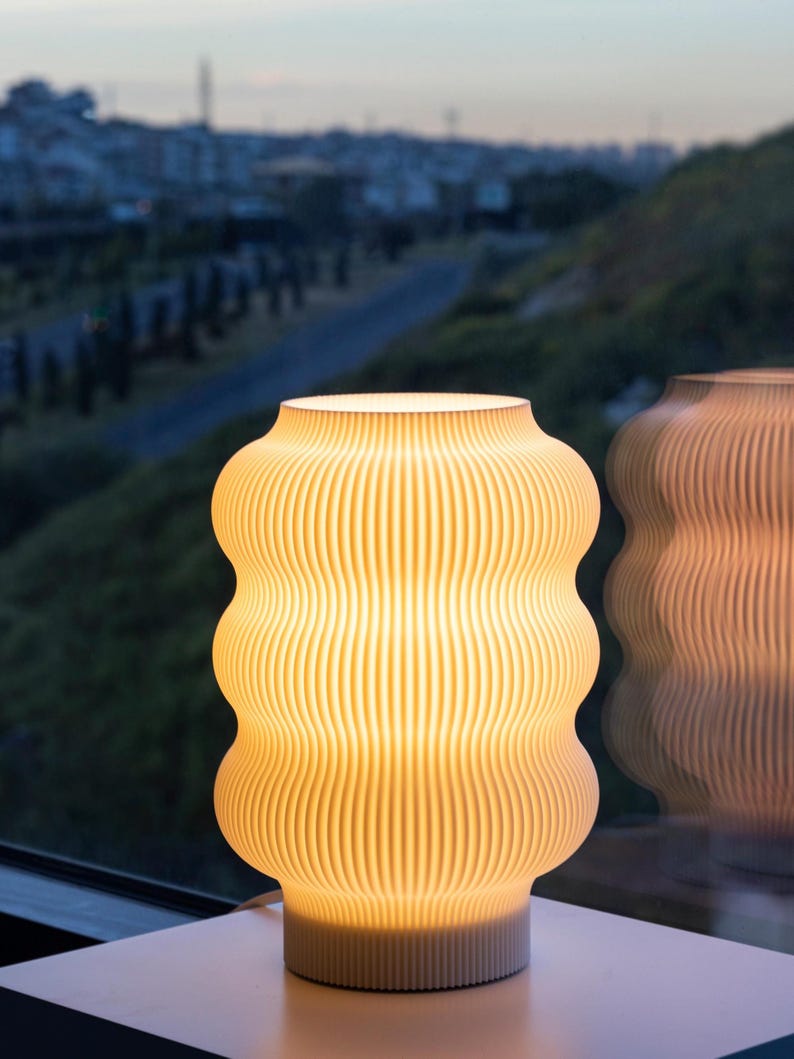 Ostraco Table Lamp, Charming Designer Lamp as a Shelf Decor Light