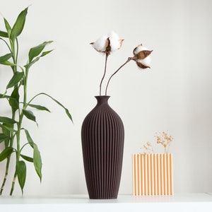 Wood Bud Vase for Minimalist Home Decoration Nardus Wood Brown