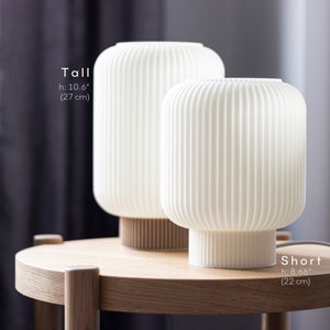 Modern Table Lamp as a Desk Lamp for Modern Home Office Decor, Minimalist Mushroom Lamp Helios Short zdjęcie 2