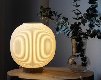 Modern Table Lamp, Bedside Lamp for Aesthetic Home Decor, Halloween Light as a Pumpkin Lamp - Pepon