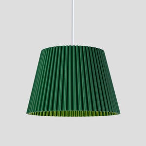 Philos Colorful Pendant Lamp, Lampshade, Plug-in Pendant Light, Green