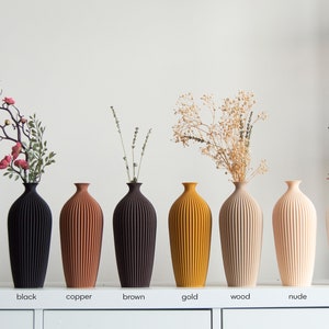 Wood Bud Vase for Minimalist Home Decoration Nardus Wood image 9